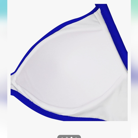 NWOT One Piece Swimsuit Tummy Control Cutout High Waisted/Wrap - Picture 7 of 9